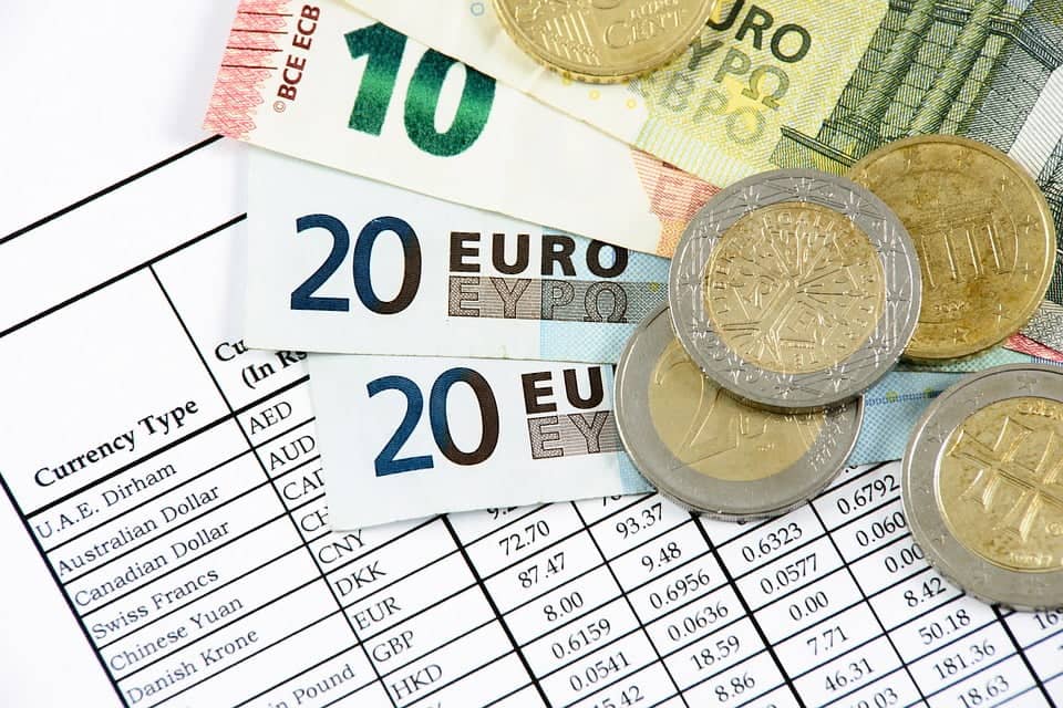 Euro to Dollar USD in Exchange Rate
